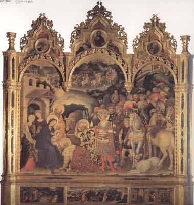 Gentile da Fabriano Adoration of the Magi (mk08) Spain oil painting art